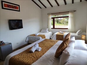 Standard Quadruple Room | Iron/ironing board, free WiFi, bed sheets - Casa de Campo Hotel & Spa (Villa de Leyva)