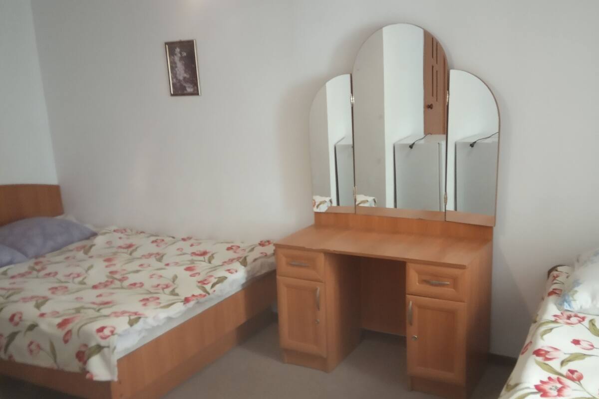 Triple Room, Courtyard View | Blackout curtains, iron/ironing board (on request), rollaway beds