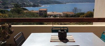 air-conditioned apartment with sea-view terrace