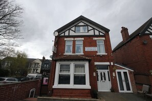 A szálláshely homlokzata