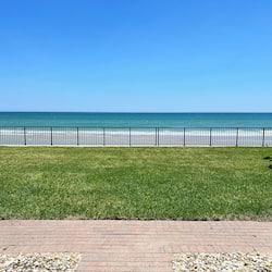En la playa