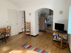 Apartment | Living area | 30-inch TV with digital channels - Cassa di Loggia Sleeps 4 With Pool (Castelbianco)