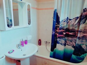 Hair dryer, towels