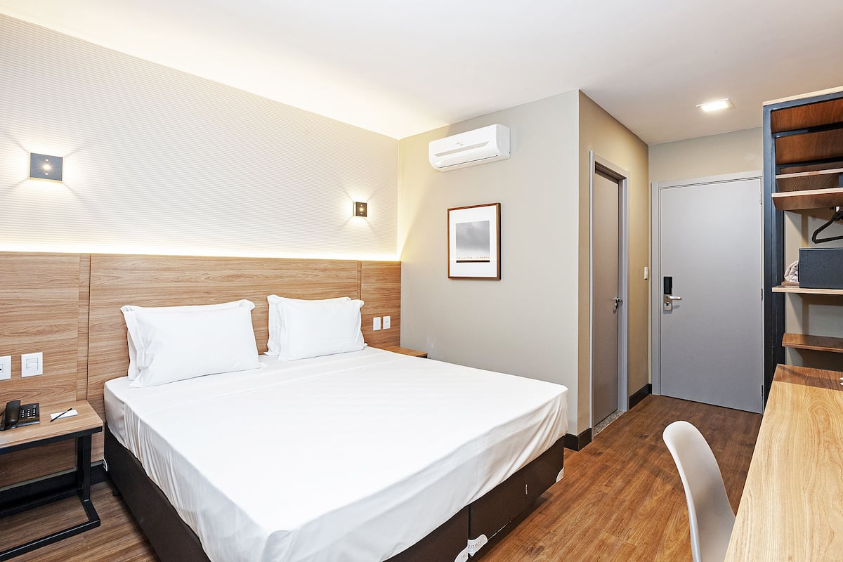 Minibar, in-room safe, desk, blackout curtains