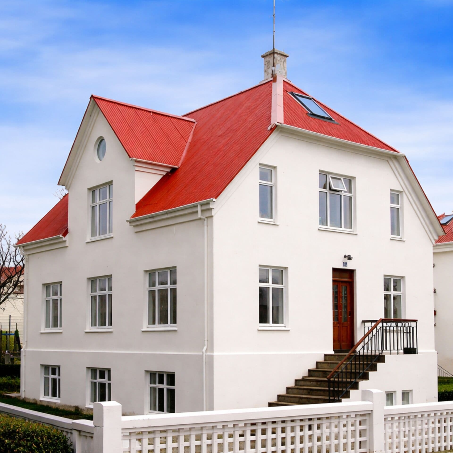 Fachada de la propiedad