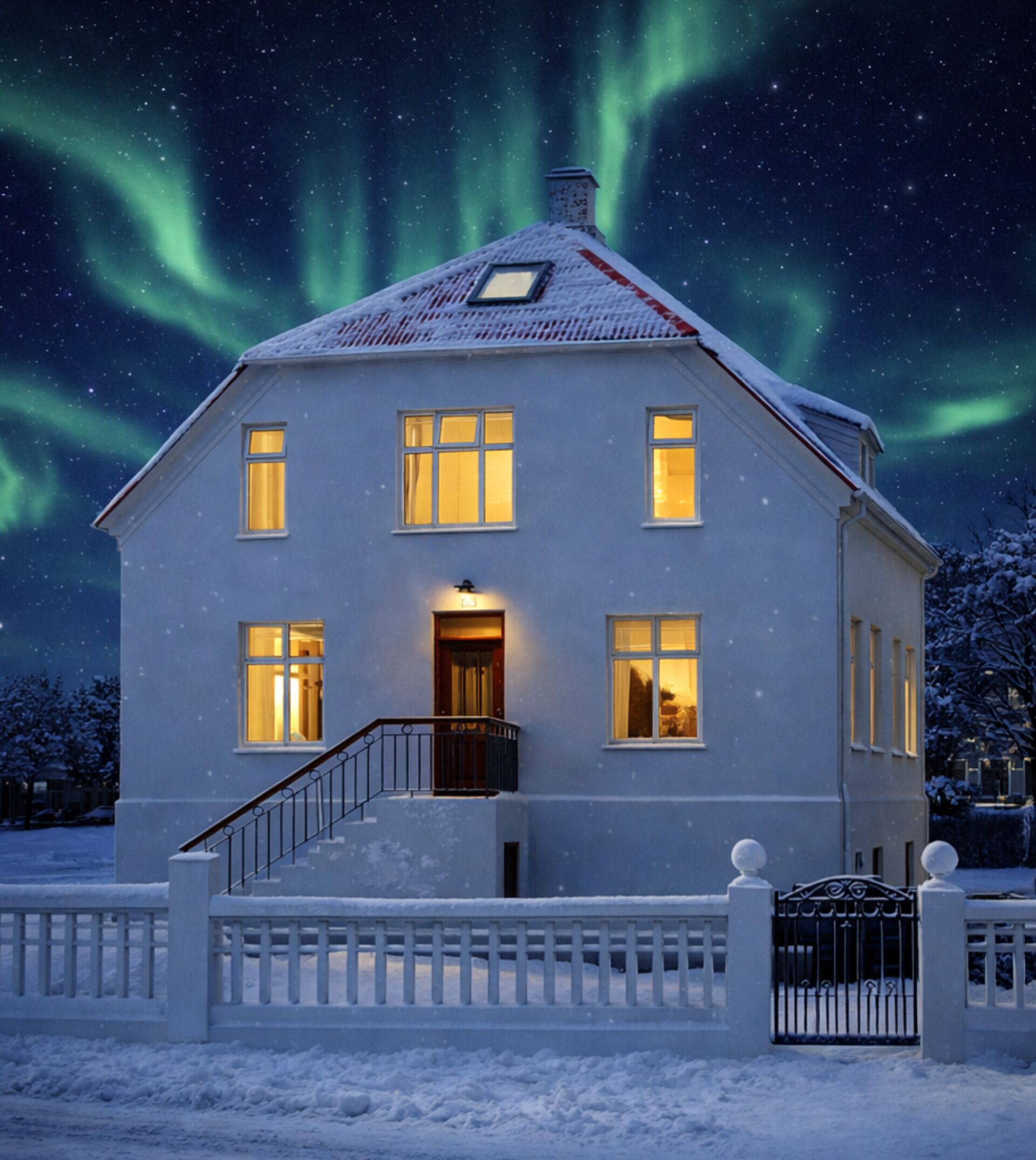 Fachada de la propiedad