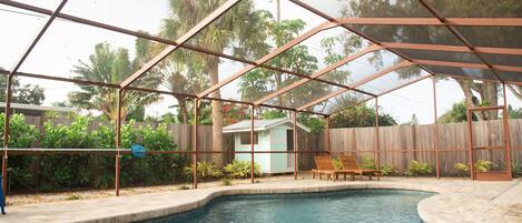 Una piscina climatizada