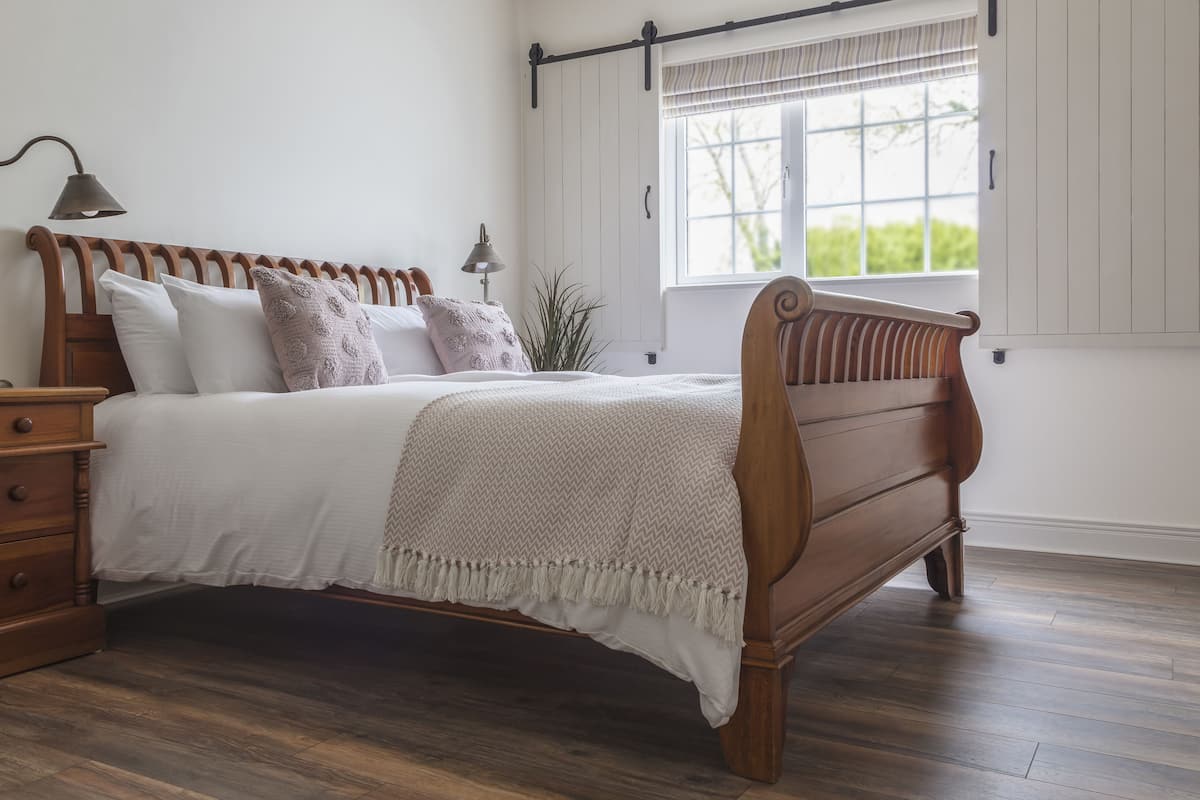 Premium bedding, down duvets, memory-foam beds, blackout curtains