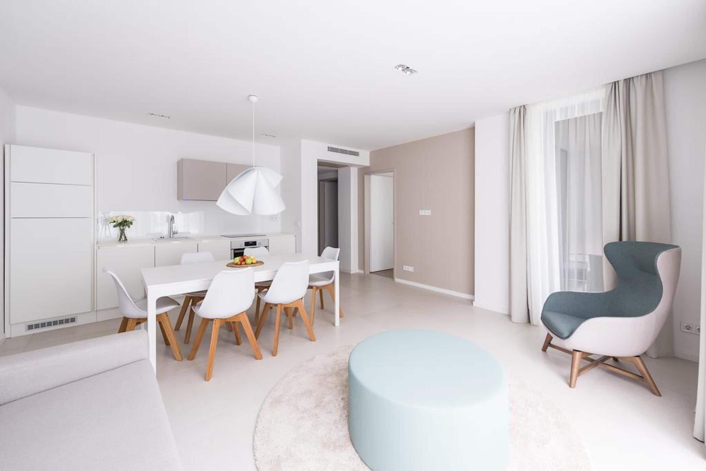 Deluxe Apartment, 2 Bedrooms, Balcony, Lake View | 2 bedrooms, premium bedding, desk, blackout drapes