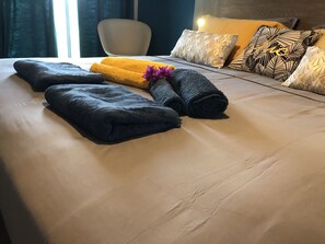 2 chambres, fer et planche à repasser, Wi-Fi, draps fournis