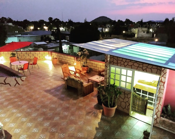 Terrace/patio - Villa Victoria Pirámides (San Martin de las Pirámides)