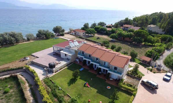 Aerial view - Christopoulos Villas (Aigialeia)