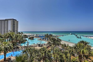 A heated pool - Panama City Beach Condo w/ Balcony & Ocean Views (Panama City Beach)