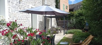 Gite Lou Cagnard in het hart van de kloven van de Ardèche.