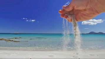 En la playa