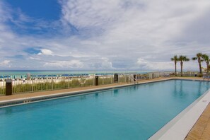 Indoor pool, a heated pool