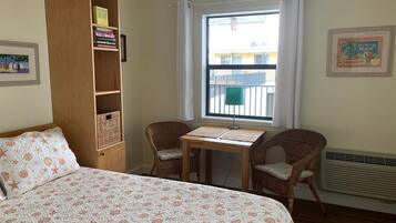 Desk, iron/ironing board, free WiFi, bed sheets