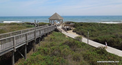 Relaxing stay by the beach at Barrier Island Station