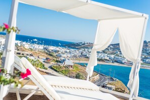 Panoramic Apartment, Sea View | Balcony view - The Corfos Hills House (Mykonos)
