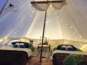 Tent | Rollaway beds, bed sheets