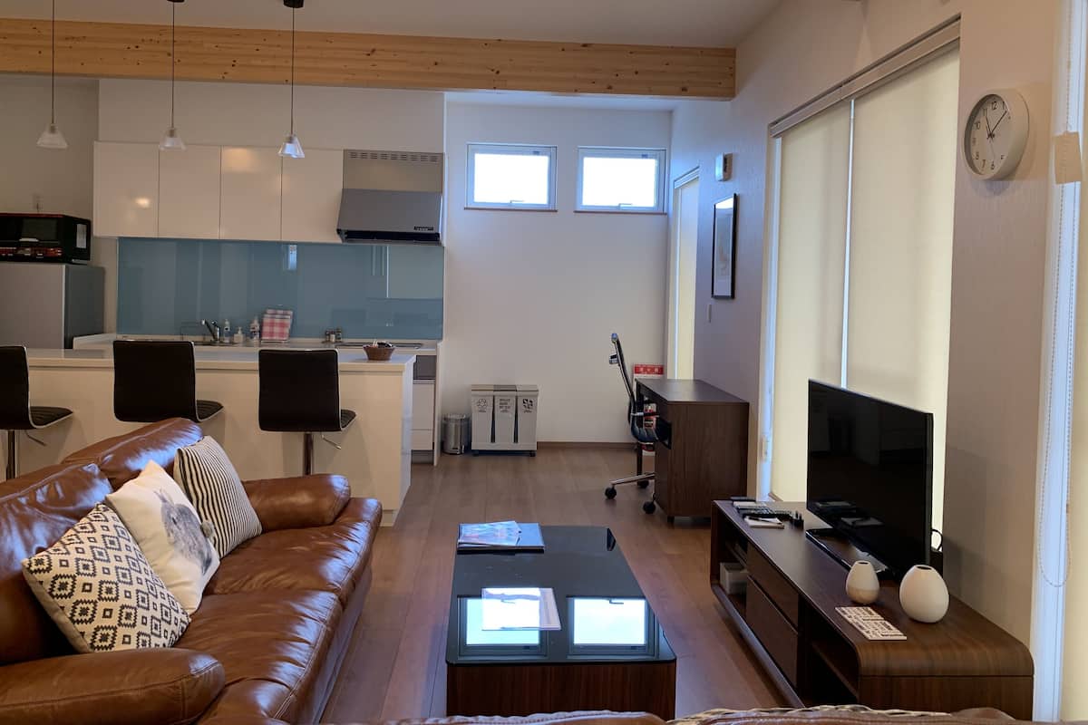 Diamond Dust Furano - unit 2F | Living area | Flat-screen TV