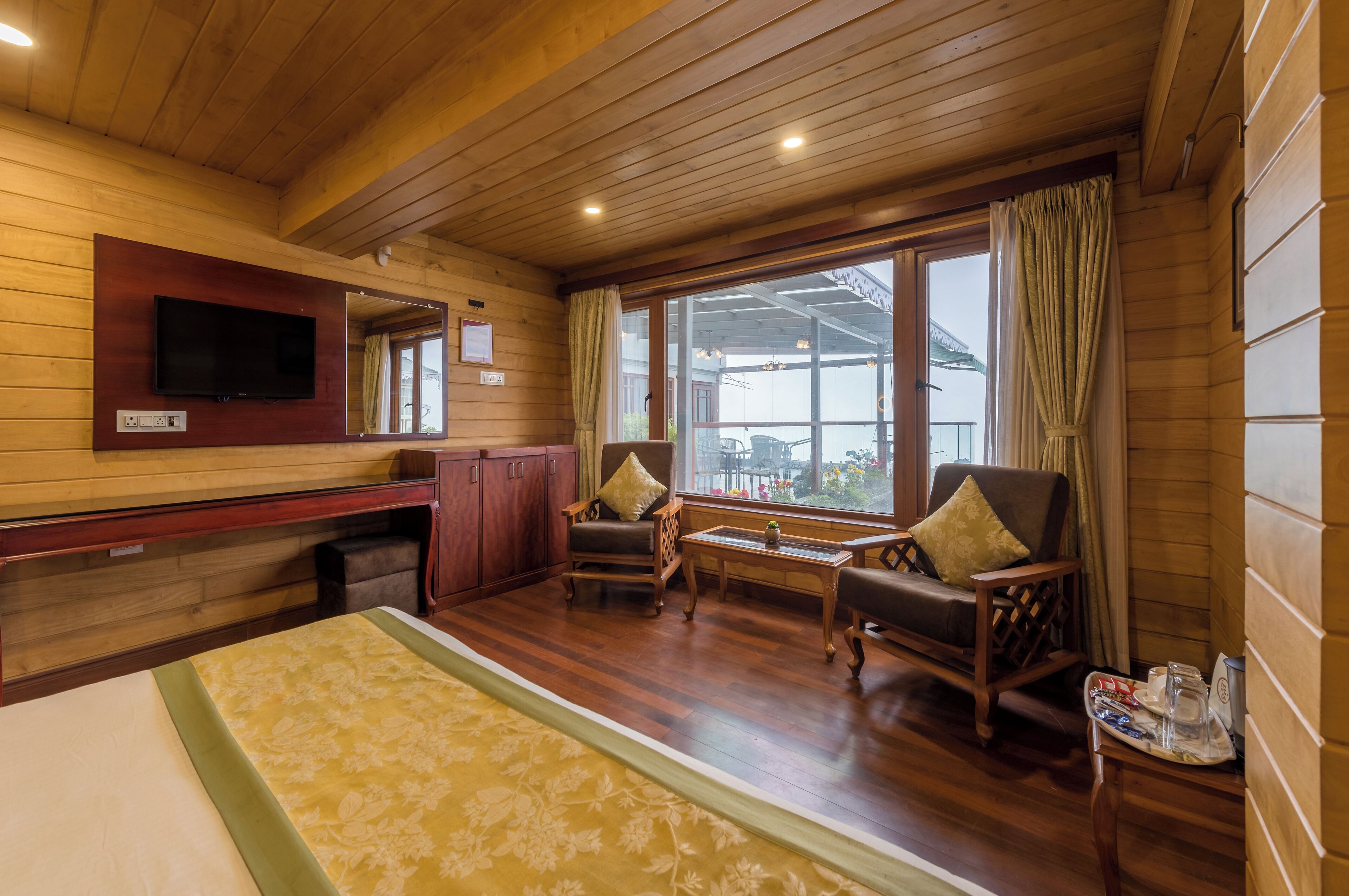 Doppia Luxury, 1 letto matrimoniale, vista montagna | Biancheria da letto di alta qualità, insonorizzazione