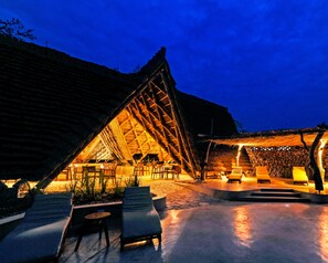 Front of property – evening/night