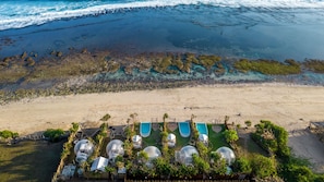 Zelt, Badewanne, Strandblick (Bubble, 2 Baths, Beach View) | Ansicht von oben