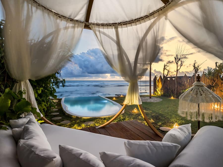 Zelt, eigener Pool, Meerblick (Bubble, Private Pool, Ocean View)