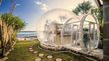 Tente, baignoire, vue plage (Bubble, 2 Baths, Beach View) | Décoration personnalisée, ameublement personnalisé, Wi-Fi gratuit