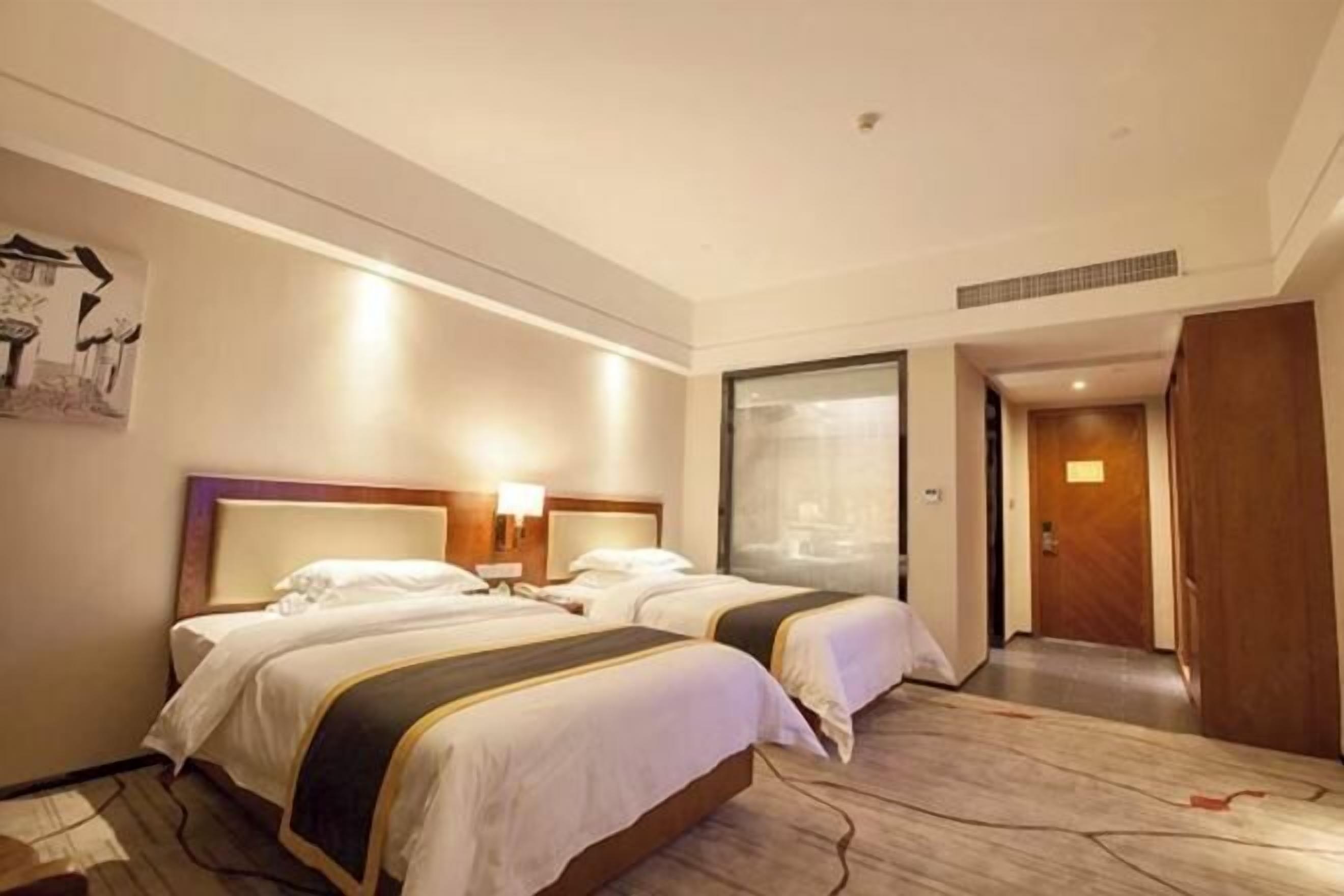 Blackout curtains, free WiFi, bed sheets