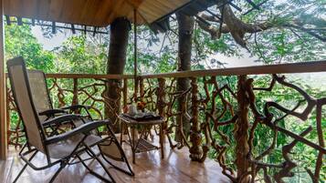 Luxury Tree House, 1 King Bed, Balcony, Valley View,(Child below 7 years strictly not allowed) | Valley view