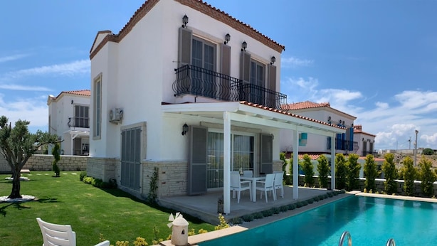 Exterior - Luxury Villa Private Pool Sea View (2) (Cesme)