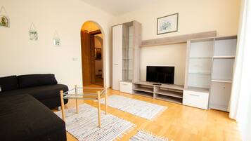 Departamento (Landhaus Piberger) | Área de sala de estar | Televisión de pantalla plana