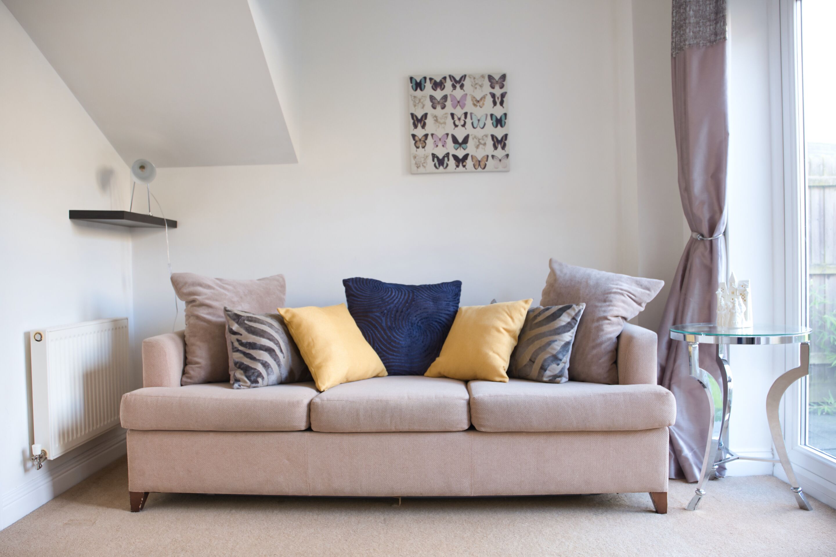 Casa, baño privado (Bank Side House) | Salón