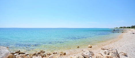 Vlak bij het strand