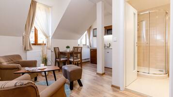 Apartment, 1 Bedroom, Kitchenette, City View (3) | 1 bedroom, hypo-allergenic bedding, in-room safe, individually decorated