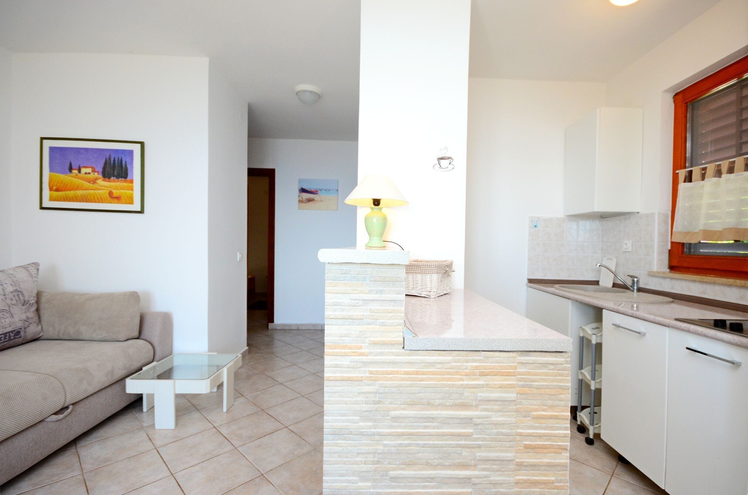 Lejlighed (A1) | Privat køkken | Køleskab, mikrobølgeovn, kogeplade, espressomaskine