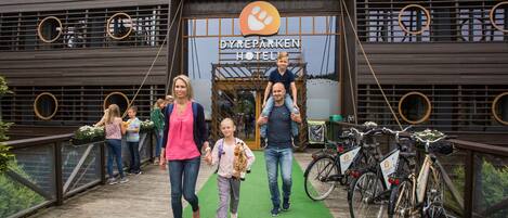 Entrada al alojamiento