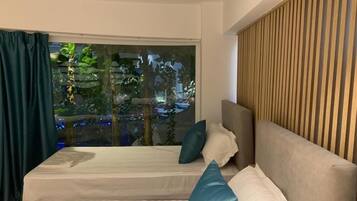 Duplex Suite with Balcony - Ground Floor (no close bedrooms with a door)