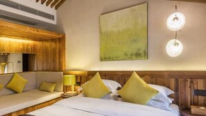 Kamar Keluarga, Bebas Asap Rokok | Tirai kedap cahaya dan Wi-Fi gratis