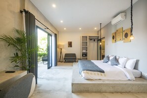 Superior-Studio, Poolblick | Zimmersafe, Schreibtisch, Zustellbetten, kostenloses WLAN