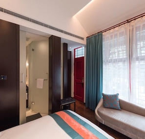 Blackout curtains, free WiFi, bed sheets - Floral Hotel Beijing Zhongyixuan (Beijing)