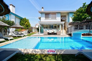 Deluxe-Zimmer, Kamin | Terrasse/Patio
