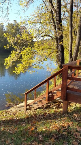 Glamping at it's Finest!  -WATERFRONT on the Shenandoah River! Open Year Round!