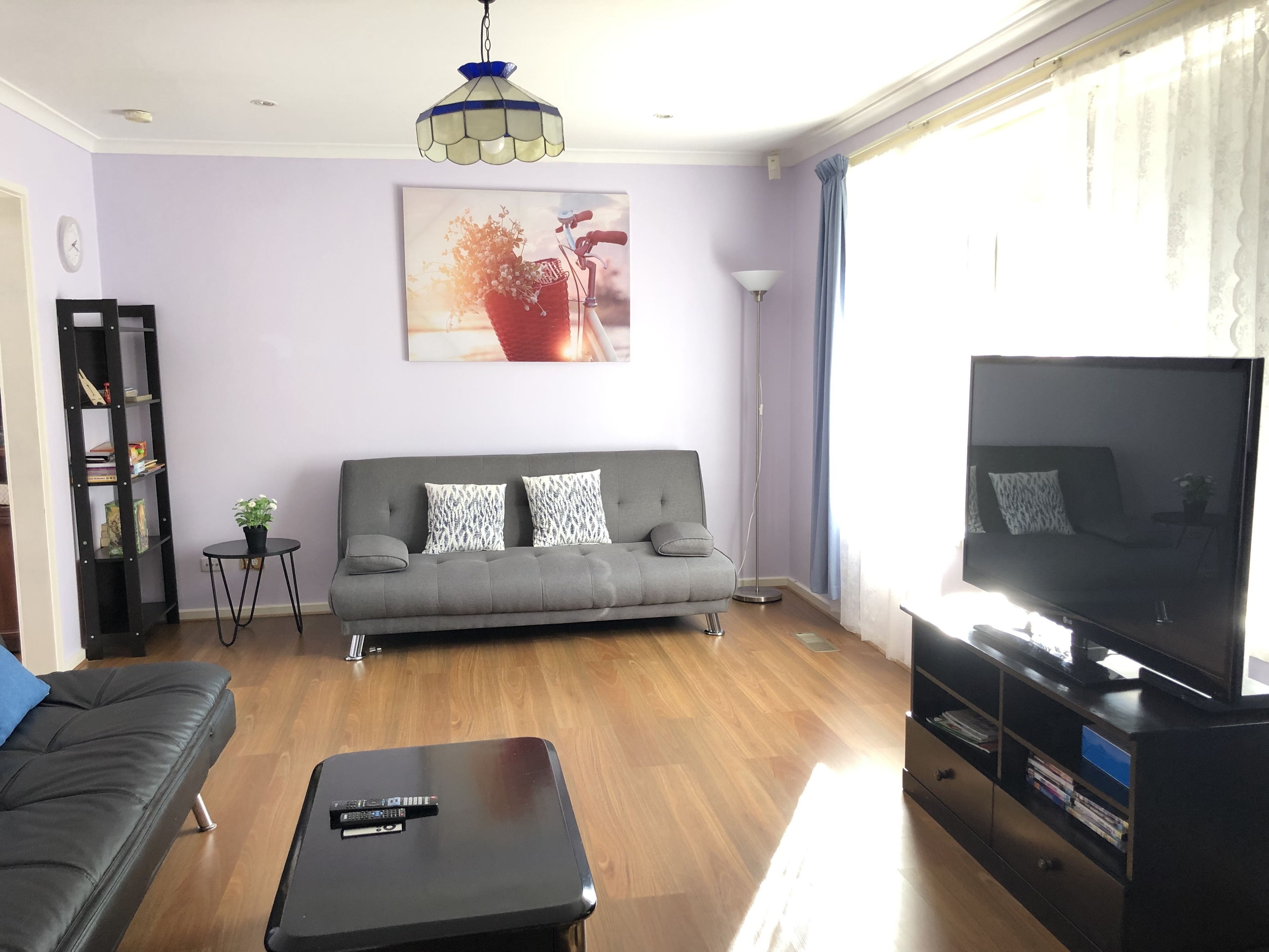 Basic House, 3 Bedrooms | Living area | 55-inch flat-screen TV with digital channels, Smart TV, Netflix