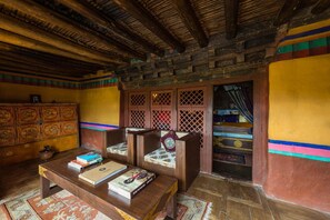 Laptop workspace, blackout curtains - Stok Palace Heritage (Leh)