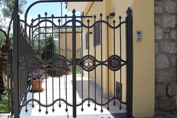 Majoituspaikan sisäänkäynti