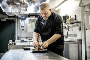 Dinner served - Hotel Sidesporet (Holbaek)