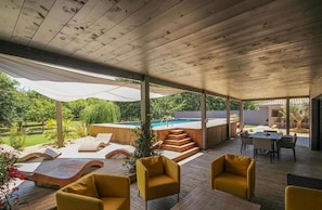 Terrace/patio - Villa Maya Uma (Vendays-Montalivet)